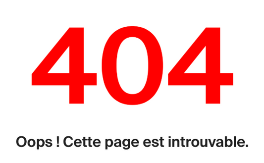Page introuvable